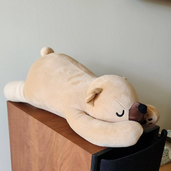 Daiso Toys Daiso Sleepy Bear Plush Stuffed Animal Japanese Hugging